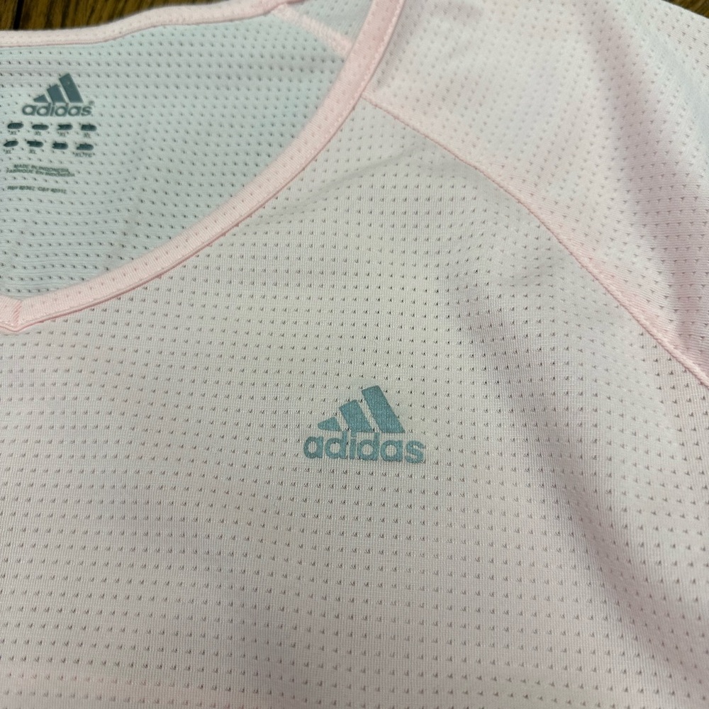 Adidas Peach Colored Climalite Shirt - Picture 3 of 6